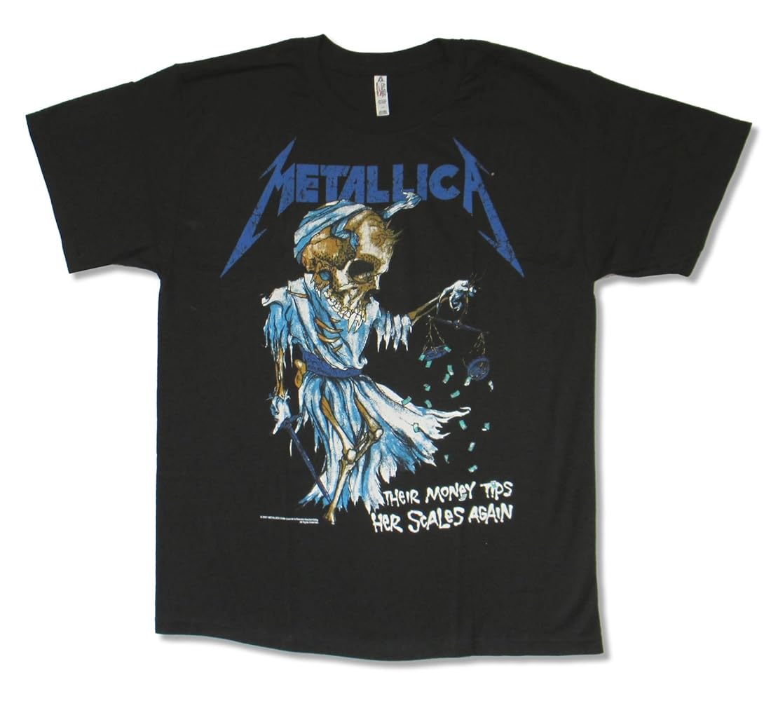 ヴィンテージ80s90sLLICAメタリカDORISドリスPUSHEAD Amazon.com: Metallica Doris Pushead Art Mens Black T Shirt